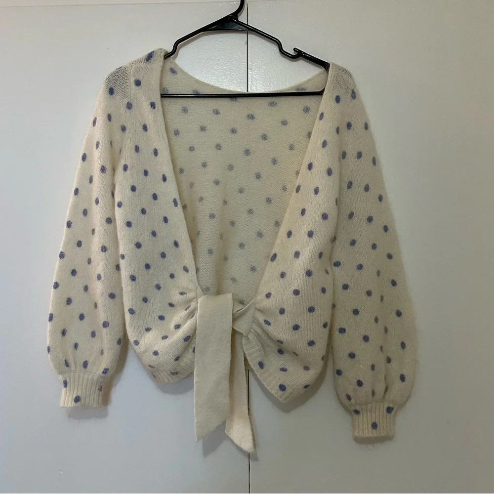 Sezane Paris Alban Jumper Wool Blend Sweater XS - Picture 6 of 8